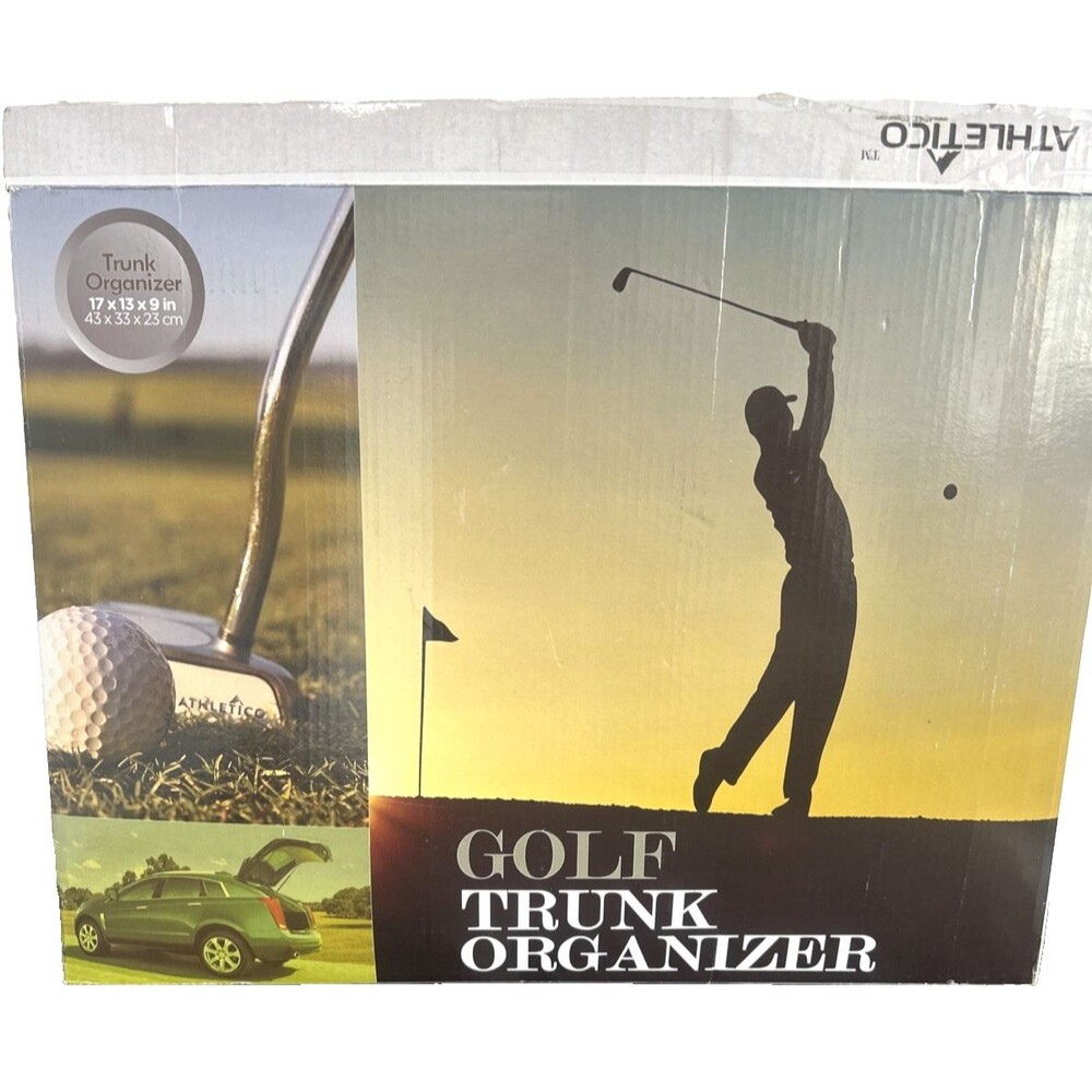 Athletico Golf Trunk Organizer Storage - Car Golf Locker to Store Golf Items NEW